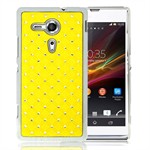 Bling Cover til Xperia SP (Gul)